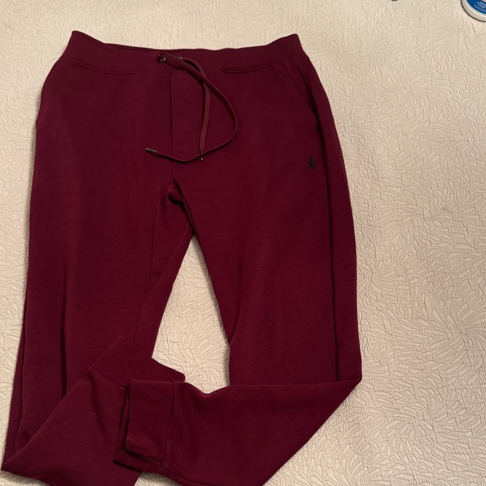 Polo by Ralph Lauren Maroon Jogger Pants